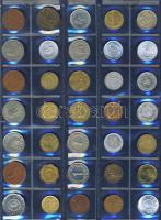 Jó hagyatéktétel egész világ, régi és új, néhány ezüsttel 179 db kevés duplával, albumlapokon