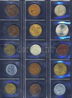 Jó hagyatéktétel egész világ, régi és új, néhány ezüsttel 287 db kevés duplával, albumlapokon