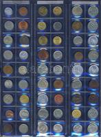 Jó hagyatéktétel egész világ, régi és új, néhány ezüsttel 203 db kevés duplával, albumlapokon