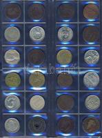 Jó hagyatéktétel egész világ, régi és új, néhány ezüsttel 203 db kevés duplával, albumlapokon