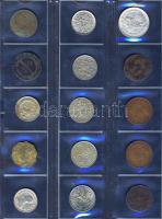 Jó hagyatéktétel egész világ, régi és új, néhány ezüsttel 203 db kevés duplával, albumlapokon