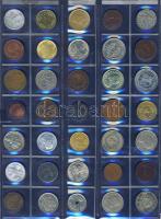 Jó hagyatéktétel egész világ, régi és új, 209 db kevés duplával, albumlapokon