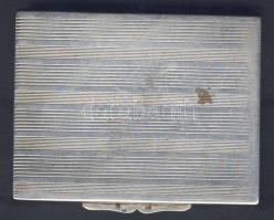 Régi cigarettatárca, ezüst, 67,6g