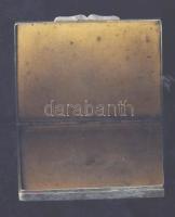 Régi cigarettatárca, ezüst, 67,6g