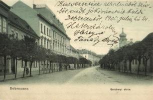 1905 Debrecen, Széchenyi utca. Pongrácz Géza kiadása