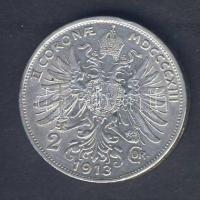 Ausztria 1913. 2K Ag T:2/3 ph