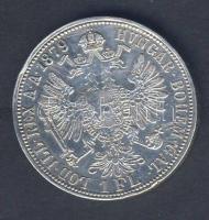 Ausztria 1879. 1Fl Ag érdekes verési hibával T:2/3 ph