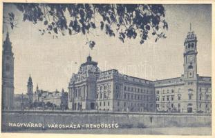 Nagyvárad, Oradea; Városház, rendőrség / town hall, police station