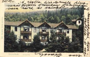 1905 Stószfürdő, Stoósz-fürdő, Kúpele Stós; Hungária szálloda / hotel