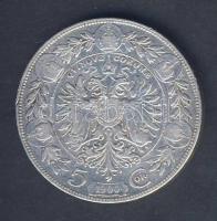 Ausztria 1900. 5C Ag T:3 ph
