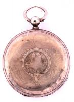 E. Kaltenbach Cardiff, Anker járatos, kulcsos ezüst zsebóra működő, jó állapotban, két kulccsal   d:...