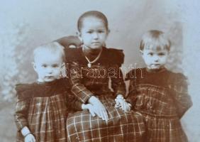 20 db keményhátú fotó kabinet és vizitkártya