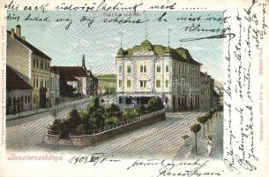 1903 Besztercebánya, Banská Bystrica; Hungária szálloda. Machold F. kiadása / hotel (kis szakadás / small tear)