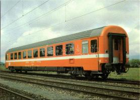 10 db MODERN használatlan német vasúti kocsik motívumlap / 10 modern unused German railway, train motive postcards