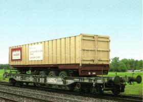 10 db MODERN használatlan német vasúti kocsik  motívumlap / 10 modern unused German railway, train m...