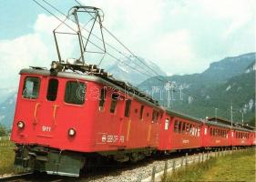 10 db MODERN használatlan német gőzmozdony és vasúti motívumlap / 10 modern unused German railway, steam locomotive motive postcards