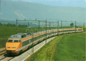 10 db MODERN használatlan német gőzmozdony és vasúti  motívumlap / 10 modern unused German railway, ...