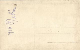 1916 Lady with tennis racket. photo