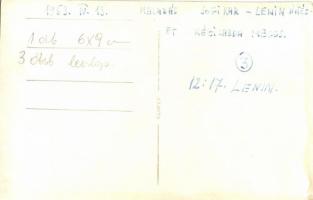 1953 Haladás Jogi kar - Lenin Intézet kézilabda meccse / Hungarian handball match. photo (EK)