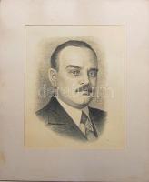 1939 Ék Sándor (1902-1975): 1939 Ék Sándor (1902-1975): 5 db szovjet vezetőket ábrázoló lithográfia ...