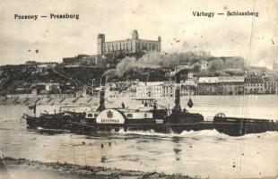 5 db RÉGI felvidéki városképes lap; Gölnicbánya, Tátralomnic, Pozsony, Fülek / 5 pre-1945 Upper Hung...