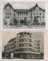 42 db RÉGI képeslap, magyar és külföldi városok, motívumok, családi fotók / 42 pre-1945 postcards, H...