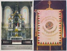 42 db RÉGI képeslap, magyar és külföldi városok, motívumok, családi fotók / 42 pre-1945 postcards, H...