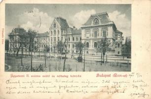 1901 Budapest VIII. Egyetemi II. számú szülő és nőbeteg kóroda. Üllői út (EK)