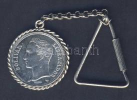 Venezuela 1960. 2B Ag keretben, kulcstartóként T:3