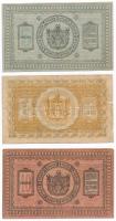Orosz Polgárháború / Szibéria és Urál / Ideiglenesen Szibériai Igazgatás 1918. 1R + 5R + 10R T:III,I...