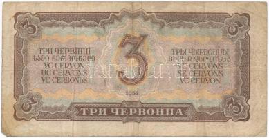 Szovjetunió 1937. 3Ch T:III,III- 
Soviet Union 1937. 3 Chervontsa C:F,VG 
Krause 203