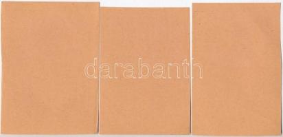 Eger ~1940. "Állami Kenyérváltójegy" 4db jegy, "Eger" bélyegzéssel T:I-,II