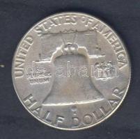 USA 1954. 1/2$ Ag "Franklin" T:3 k