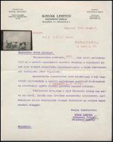 1931 A Kodak cég fotópályázatának két elismert képe Páll Géza fotográfustól a Kodak levelével