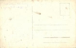 1915 Tiszti étkező feldíszítve karácsonyra és újévre / WWI K.u.k. military officers' dining hal...