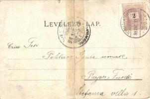 1898 (Vorläufer!) Turócszentmárton, Turciansky Svaty Martin; Fő utca, Ágostai evangélikus templom, Á...