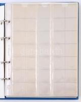 Használt, jó állapotú, négygyűrűs érmeberakó, összesen 304 férőhellyel