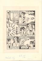 Bánó Attila (1945-) A zsaru meg a zsoltár képregény levonata 2 lapon