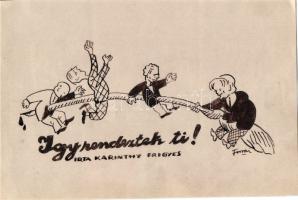 Forrai Zoltán (1901-?) szignált tusrajz 25x17cm