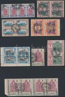 Pro Seminario Zaragoza 1945 35 db jótékonysági bélyeg összefüggésekben