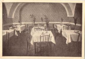 Kassa, Kosice; Lőcsei ház étterem, belső / Jedálna Levocského domu / restaurant interior 1938 Kassa visszatért So. Stpl (EK)