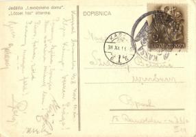 Kassa, Kosice; Lőcsei ház étterem, belső / Jedálna Levocského domu / restaurant interior "1938 ...