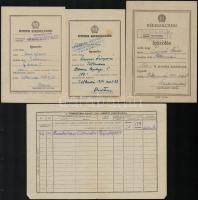 1949. "5 éves tervkölcsön" jegyzési igazolások (2x) + 1950. "Békekölcsön" jegyzé...