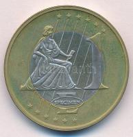 Szlovénia 2003. 1E próbaveret T:1-
Slovenia 2003. 1 Euro trial strike C:AU