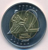 Szlovénia 2003. 2E próbaveret T:1
Slovenia 2003. 2 Euro trial strike C:UNC