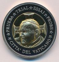 Vatikán 2002. 2E II. János Pál próbaveret T:1  Vatican 2002. 2 Euro John Paul II trial strike C:UNC