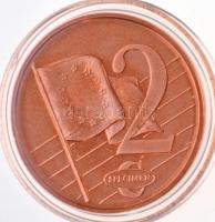 Vatikán 2002. 2c "II. János Pál" próbaveret T:1 
Vatican 2002. 2 Cents "John Paul II...