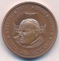 Vatikán 2002. 5c &quot;II. János Pál&quot; próbaveret T:1- Vatican 2002. 5 Cents &quot;John Paul II&quot; trial strike C:AU