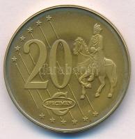 Vatikán 2002. 20c "II. János Pál" próbaveret T:1- kis patina
Vatican 2002. 20 Cents "...