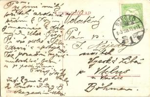 1915 Szeged, Kossuth Lajos szobor. W.L. (?) 17913